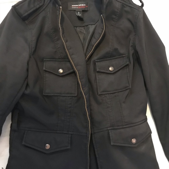 Black water repellent women’s jacket - Picture 4 of 4
